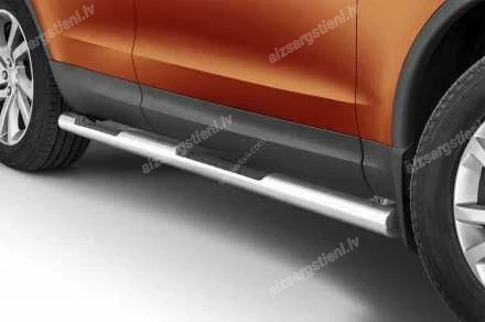 STEELER ROUND SIDE BARS WITH INTEGRATED FOOTSTEPS LAND ROVER Discovery