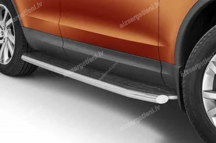 STEELER ROUND SIDE PROTECTION BARS FOR OEM SIDE STEPS LAND ROVER Discovery