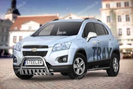 STEELER PRIEKŠĒJAIS A FORMAS AIZSARGSTIENIS AR ŠĶĒRSSTIENI UN AIZSARGPLĀKSNI CHEVROLET Trax