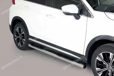 MISUTONIDA ROUND SIDE BARS WITH PLASTIC FOOTSTEPS MITSUBISHI Eclipse Cross