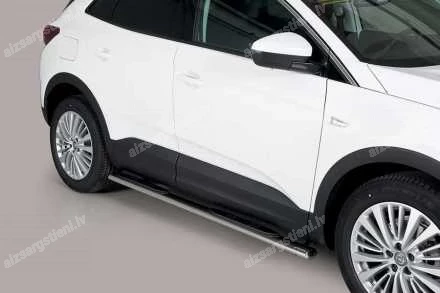 MISUTONIDA OVAL SIDE BARS WITH PLASTIC FOOTSTEPS OPEL Grandland X