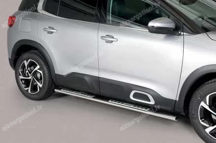 MISUTONIDA OVAL SIDE BARS WITH INTEGRATED PLASTIC FOOTSTEPS CITROEN C5 Aircross