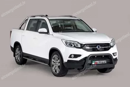 MISUTONIDA OVAL SIDE BARS WITH PLASTIC FOOTSTEPS SSANGYONG Musso