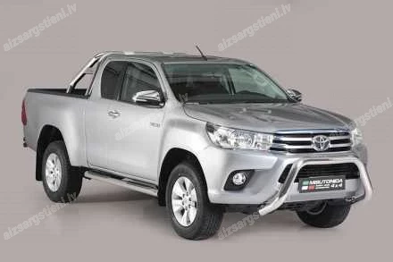 MISUTONIDA ROUND SIDE BARS WITH PLASTIC FOOTSTEPS TOYOTA Hilux