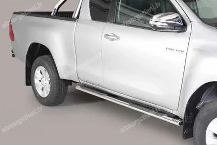 MISUTONIDA OVAL SIDE BARS WITH PLASTIC FOOTSTEPS TOYOTA Hilux