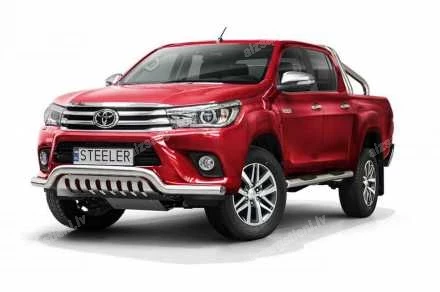 STEELER PRIEKŠĒJAIS ZEMAIS AIZSARGSTIENIS AR AIZSARGPLĀKSNI TOYOTA Hilux