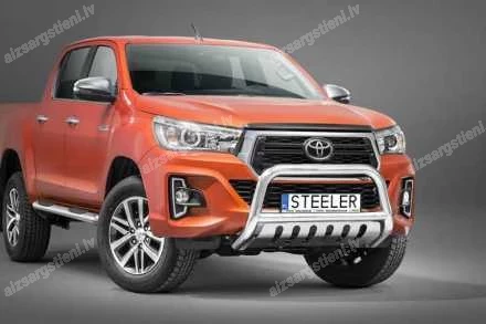 STEELER PRIEKŠĒJAIS A FORMAS AIZSARGSTIENIS AR ŠĶĒRSSTIENI UN AIZSARGPLĀKSNI TOYOTA Hilux