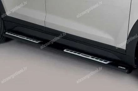 MISUTONIDA OVAL SIDE BARS WITH INTEGRATED PLASTIC FOOTSTEPS TOYOTA Proace / Proace Verso