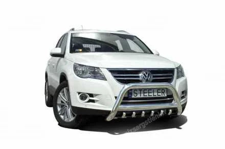STEELER PRIEKŠĒJAIS A FORMAS AIZSARGSTIENIS AR ŠĶĒRSSTIENI UN AIZSARGRIBĀM VOLKSWAGEN Tiguan