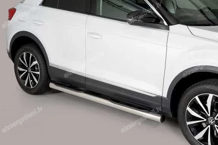 MISUTONIDA ROUND SIDE BARS WITH PLASTIC FOOTSTEPS VOLKSWAGEN T-Rock