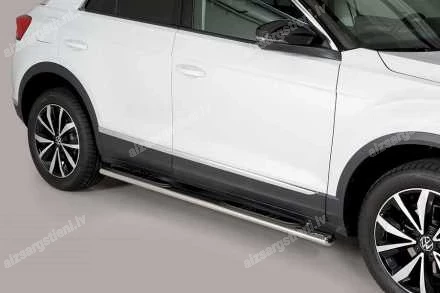 MISUTONIDA OVAL SIDE BARS WITH PLASTIC FOOTSTEPS VOLKSWAGEN T-Rock