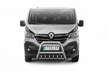 STEELER PRIEKŠĒJAIS A FORMAS AIZSARGSTIENIS AR ŠĶĒRSSTIENI UN AIZSARGRIBĀM RENAULT Trafic