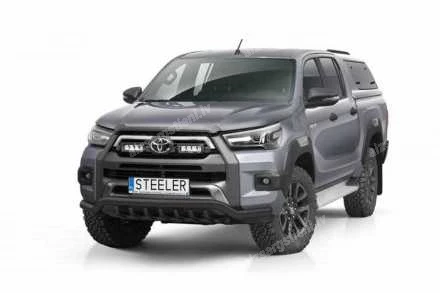 STEELER PRIEKŠĒJAIS ZEMAIS AIZSARGSTIENIS AR AIZSARGRIBĀM (INVINCIBLE) TOYOTA Hilux