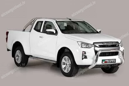 MISUTONIDA OVAL SIDE BARS WITH INTEGRATED PLASTIC FOOTSTEPS ISUZU D-Max