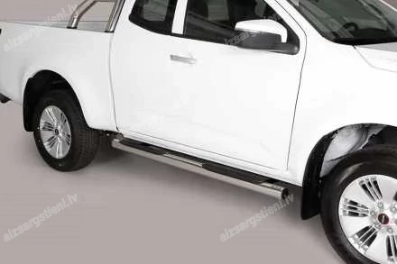 MISUTONIDA ROUND SIDE BARS WITH PLASTIC FOOTSTEPS ISUZU D-Max