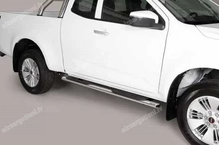 MISUTONIDA OVAL SIDE BARS WITH PLASTIC FOOTSTEPS ISUZU D-Max