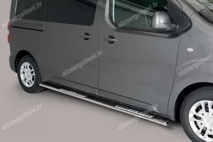 MISUTONIDA OVAL SIDE BARS WITH INTEGRATED PLASTIC FOOTSTEPS CITROEN Jumpy, PEUGEOT Expert