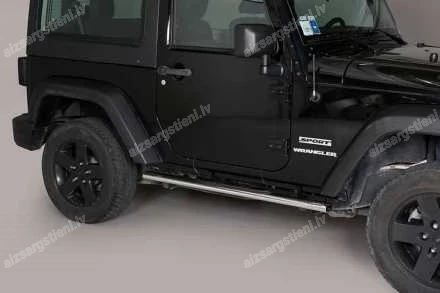 MISUTONIDA OVAL SIDE BARS WITH PLASTIC FOOTSTEPS JEEP Wrangler