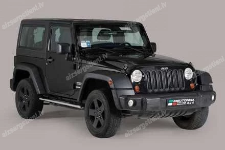 MISUTONIDA OVAL SIDE BARS WITH PLASTIC FOOTSTEPS JEEP Wrangler