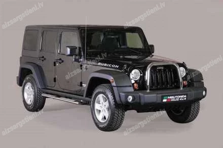 MISUTONIDA OVAL SIDE BARS WITH INTEGRATED PLASTIC FOOTSTEPS JEEP Wrangler