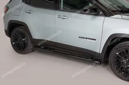 MISUTONIDA ROUND SIDE BARS WITH PLASTIC FOOTSTEPS JEEP Compass