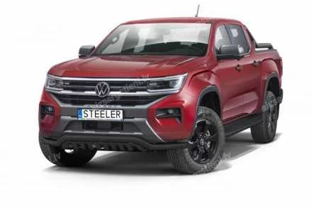 STEELER PRIEKŠĒJAIS ZEMAIS AIZSARGSTIENIS AR AIZSARGPLĀKSNI VOLKSWAGEN Amarok