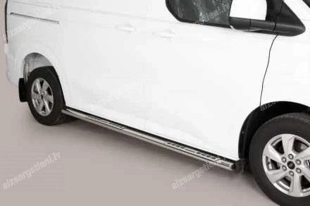 MISUTONIDA OVAL SIDE BARS WITH INTEGRATED PLASTIC FOOTSTEPS FORD Transit Custom / Tourneo Custom