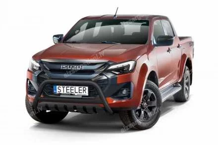 STEELER PRIEKŠĒJAIS A FORMAS AIZSARGSTIENIS AR ŠĶĒRSSTIENI UN AIZSARGPLĀKSNI ISUZU D-Max