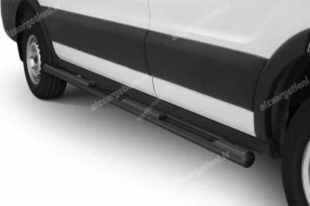STEELER ROUND SIDE BARS WITH INTEGRATED FOOTSTEPS FORD Transit